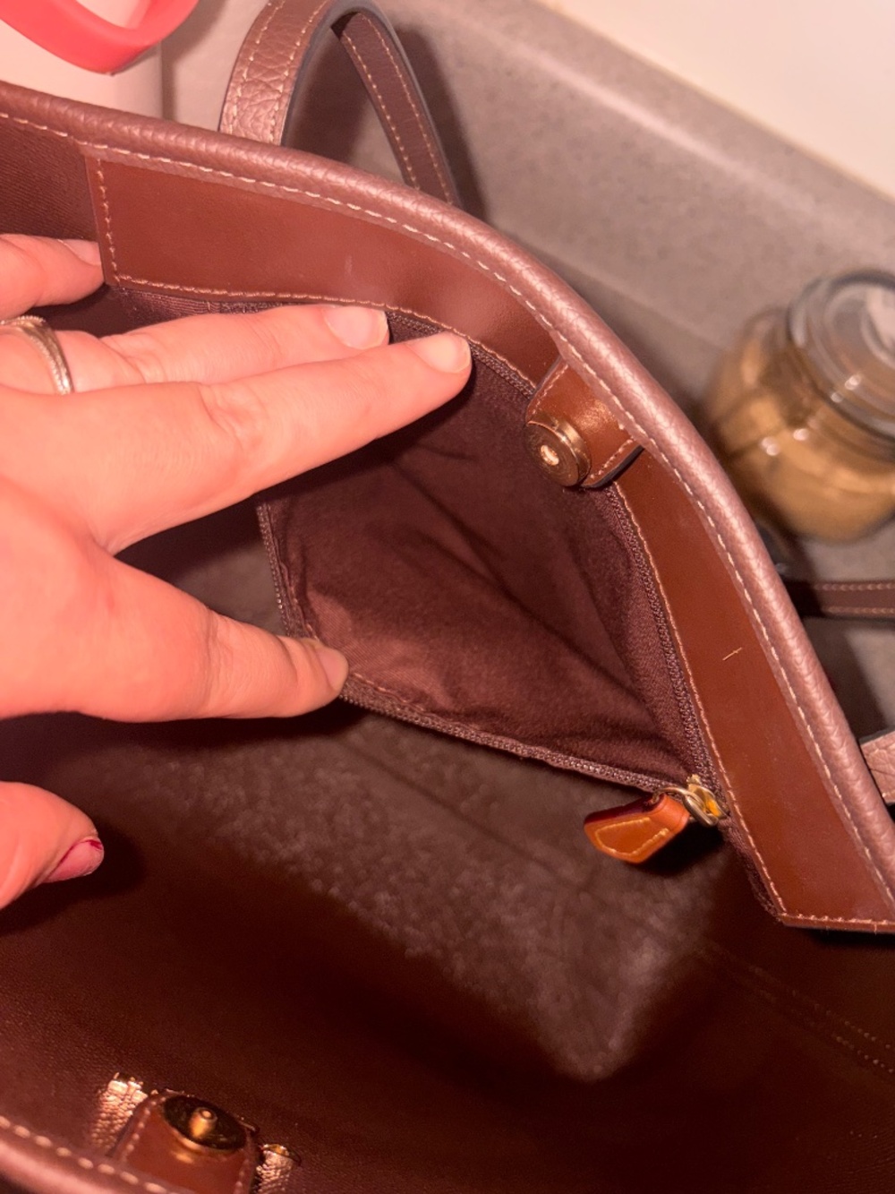 Coach Outlet Medium City Tote Bag - Picture 5 of 6